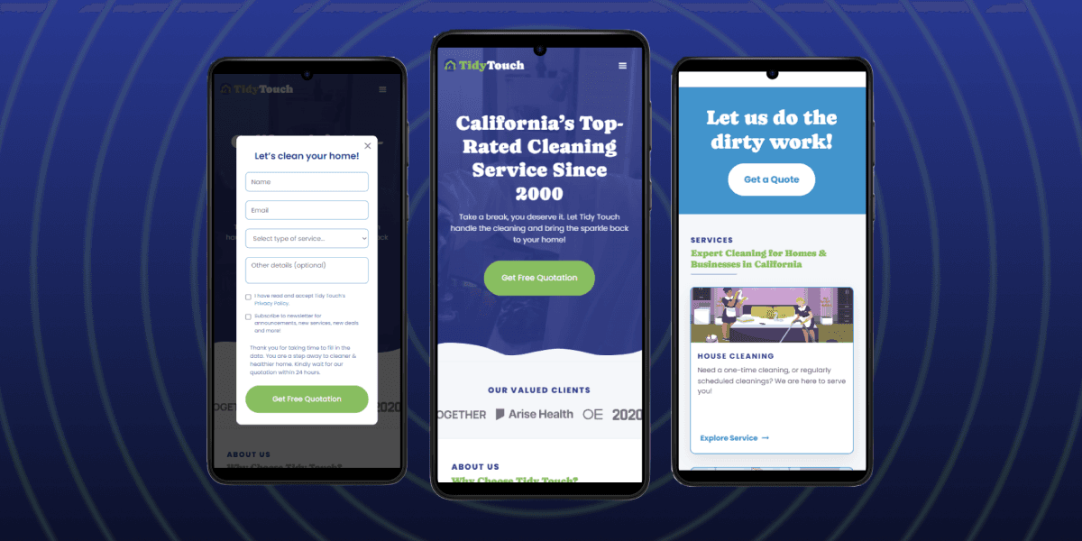 mobile responsiveness