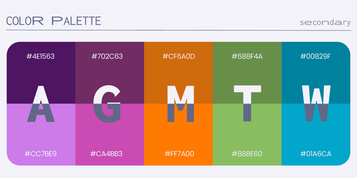 color palette section
